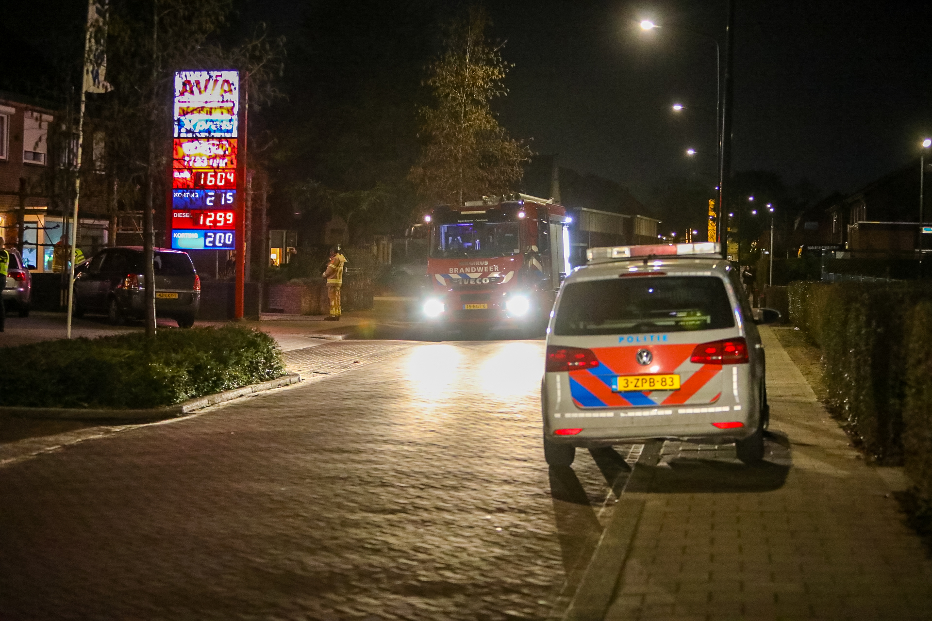 Brandweer rukt uit voor woningbrand aan de Oude Beekbergerweg