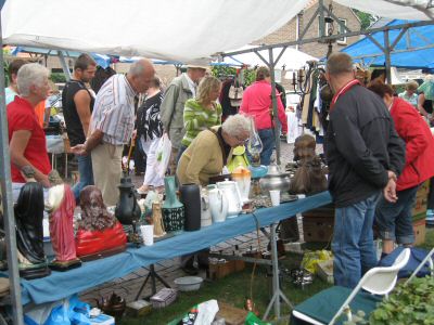 Vlooienmarkt in de open lucht