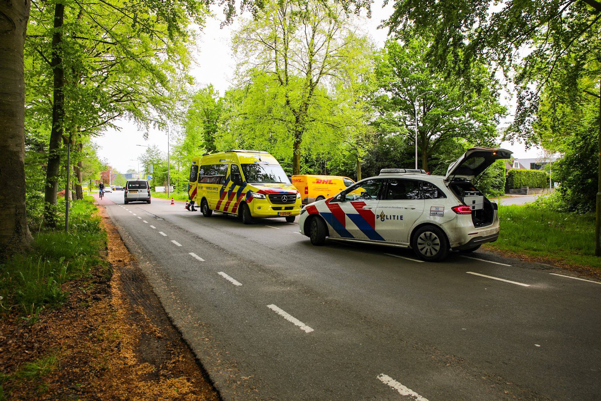 Fietser gewond bij ongeluk in Epe