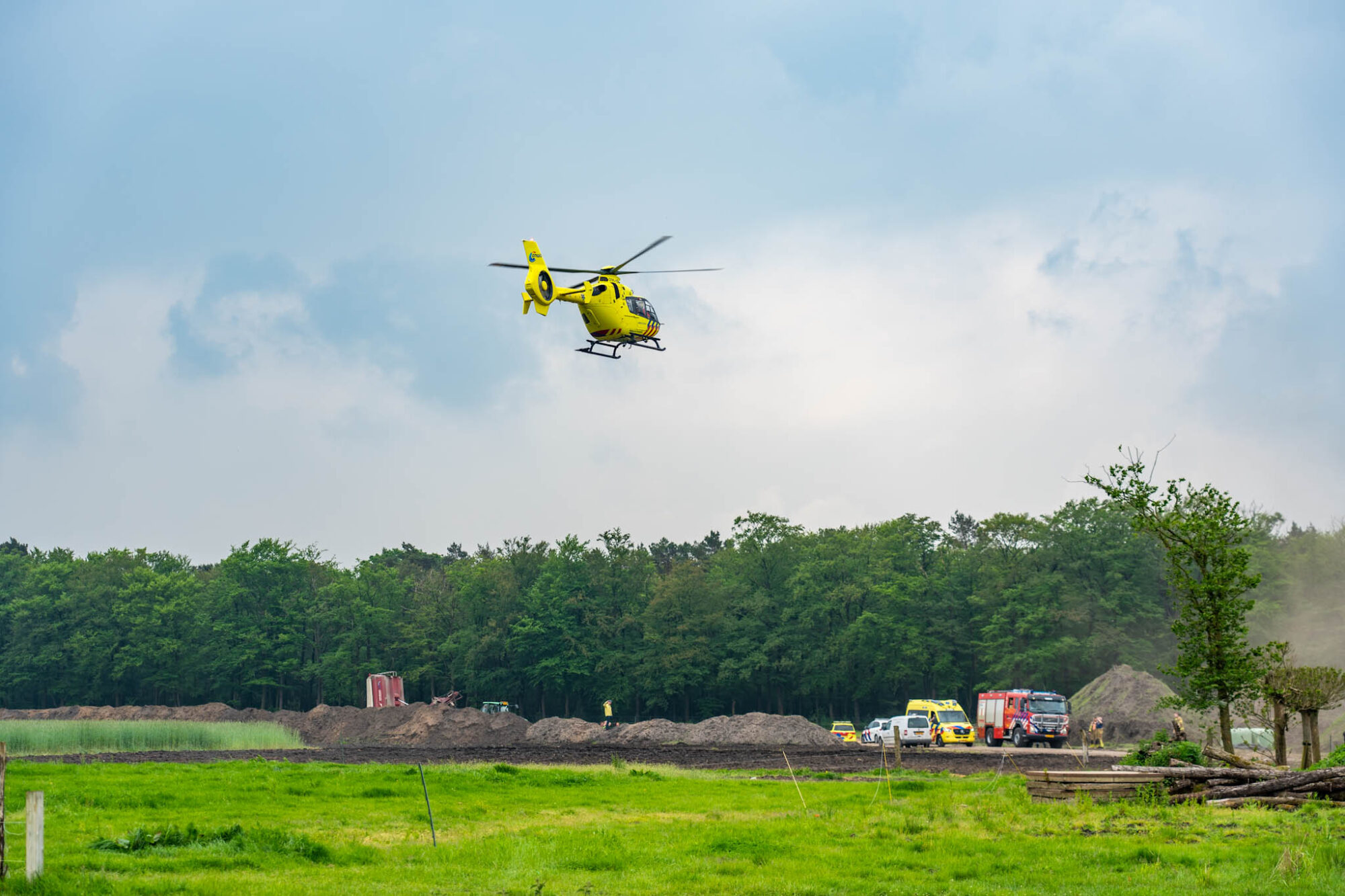 Ernstig ongeluk met tractor in Uddel