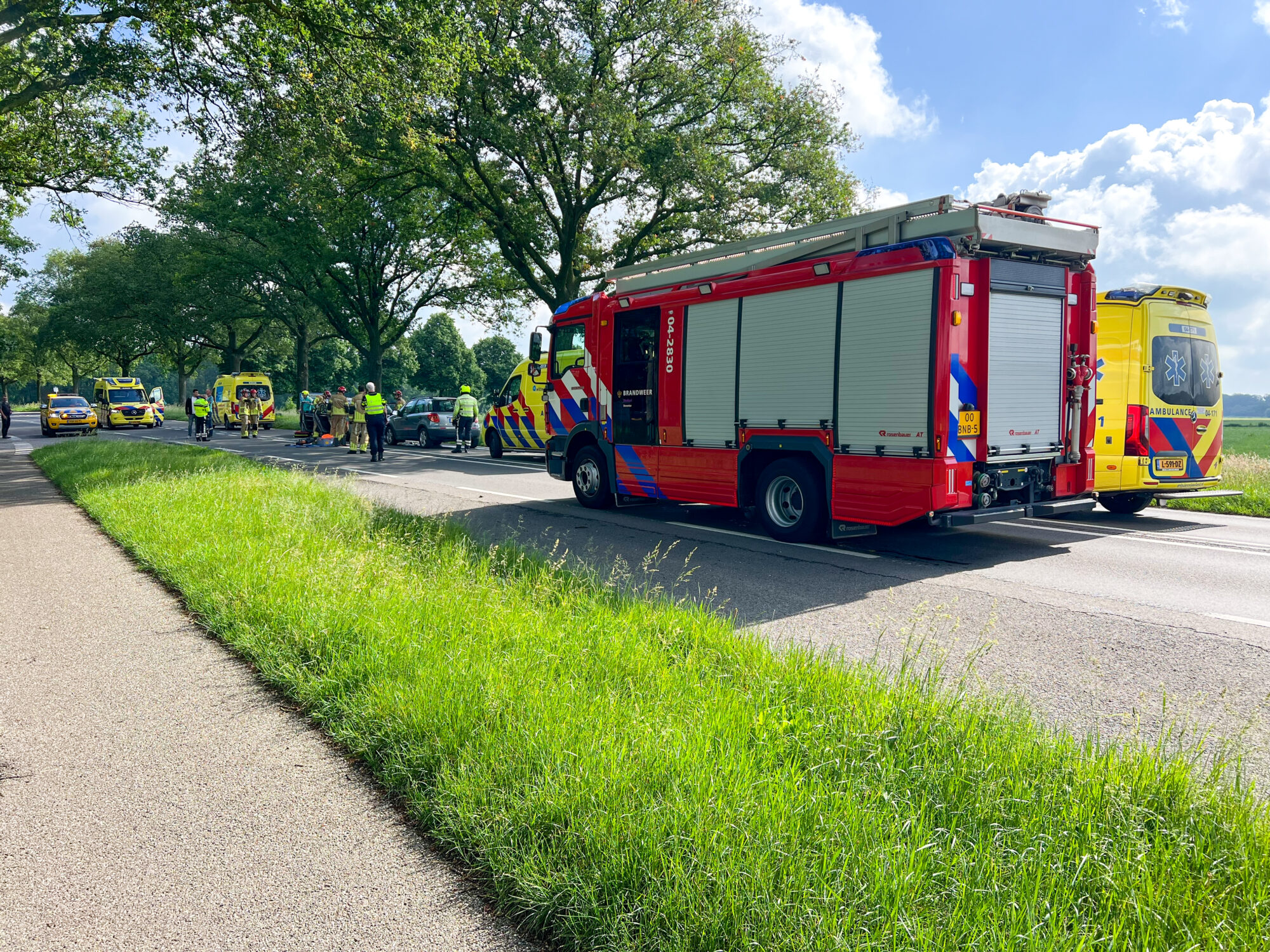 Meerdere gewonden bij ongeluk op Raalterweg Deventer