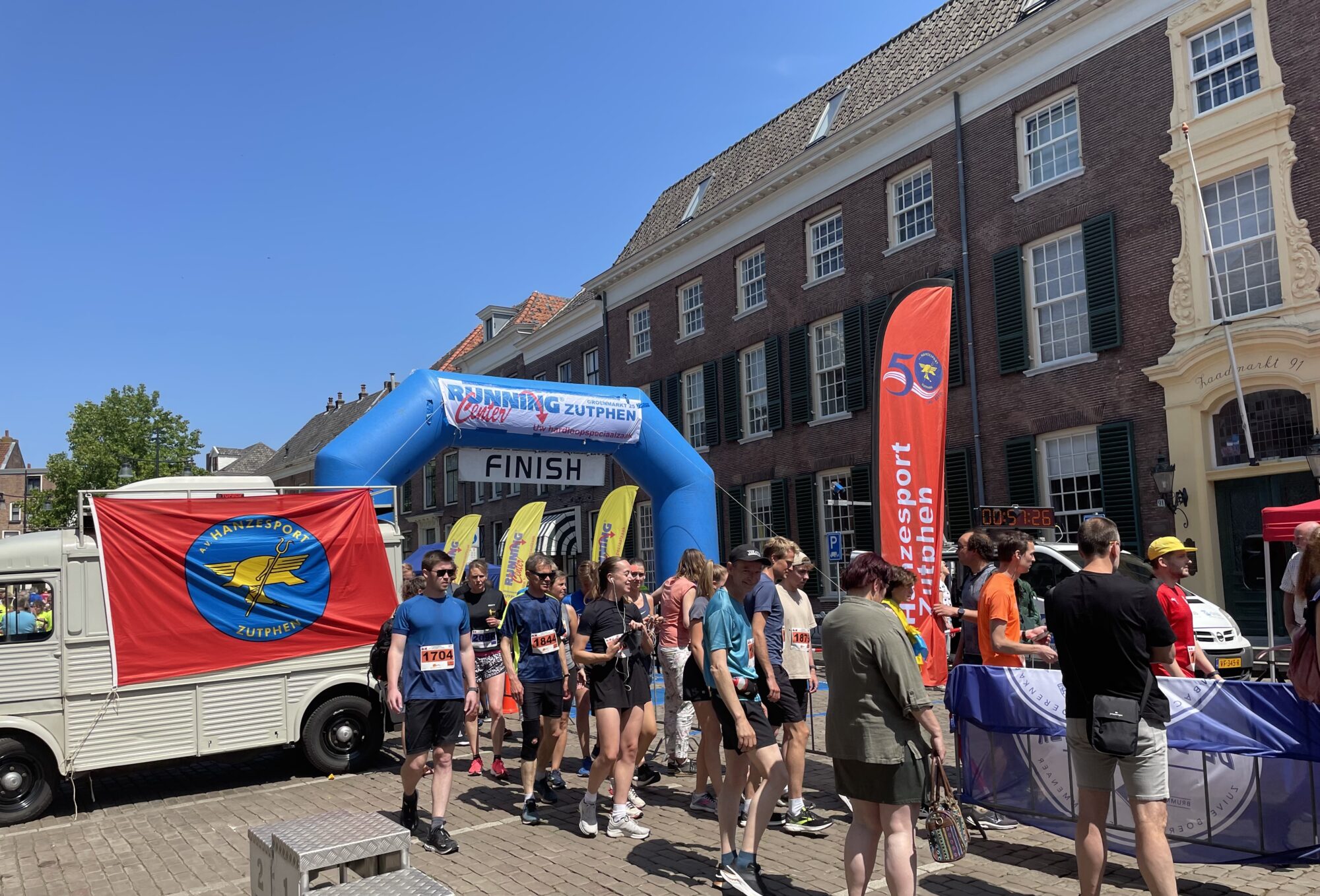 Lekker hardlopen door de stad en de parken