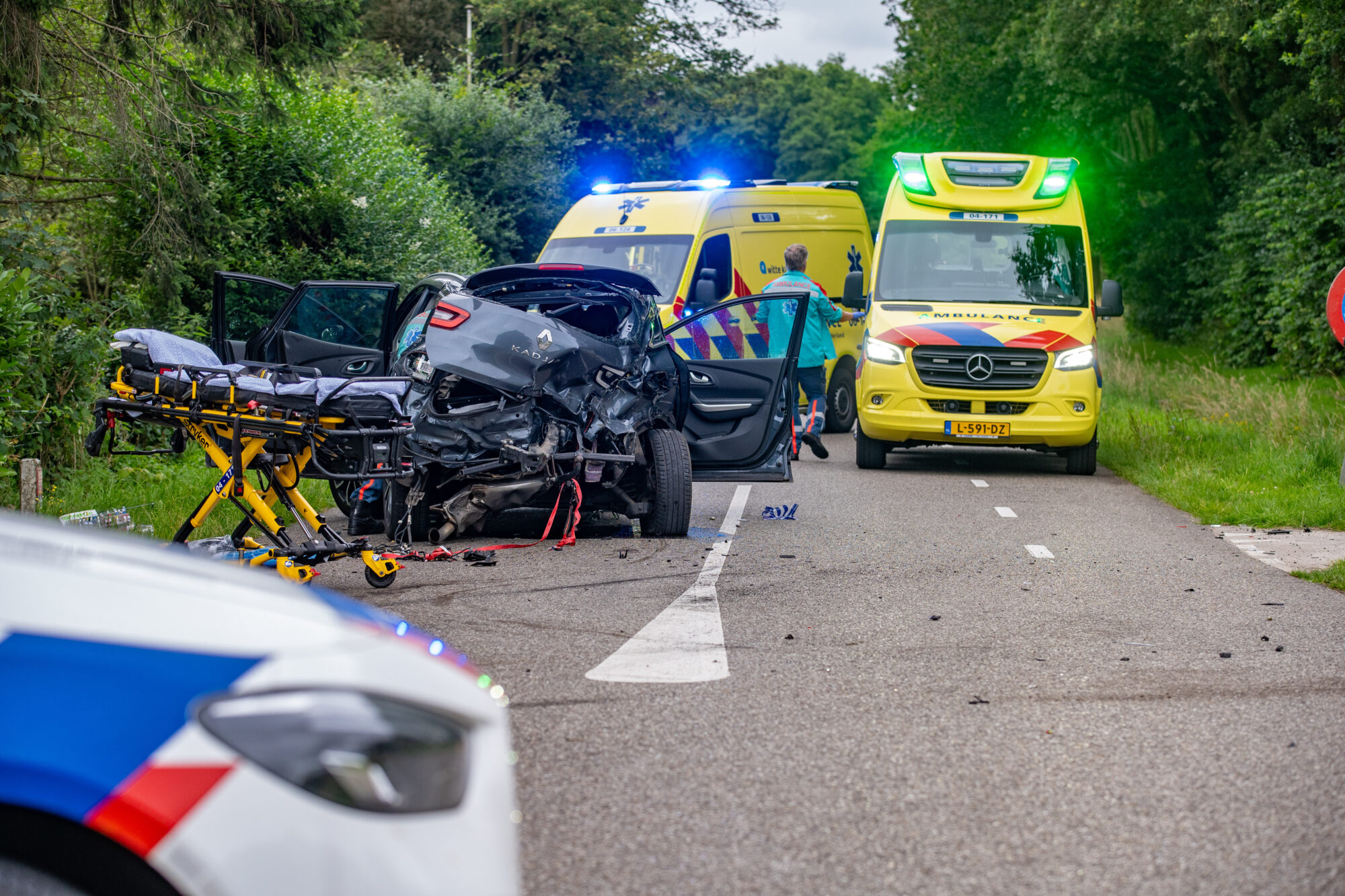 Vier gewonden bij ernstig ongeluk in Wilp