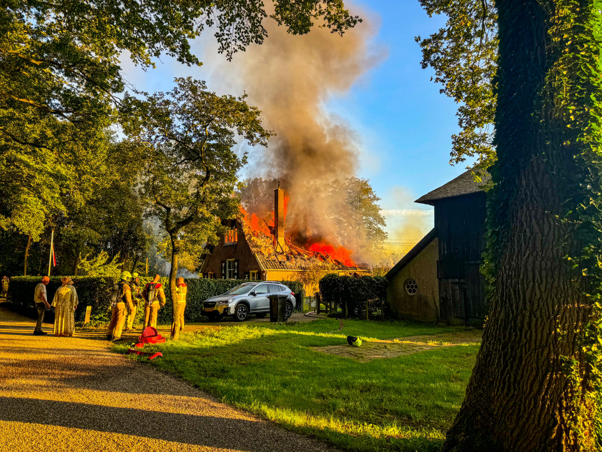 Grote brand verwoest woning in Twello