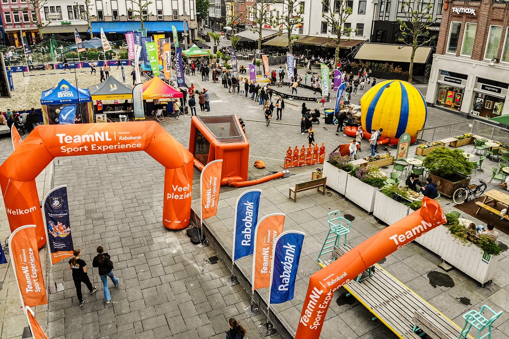 Fijn sporten op het Marktplein