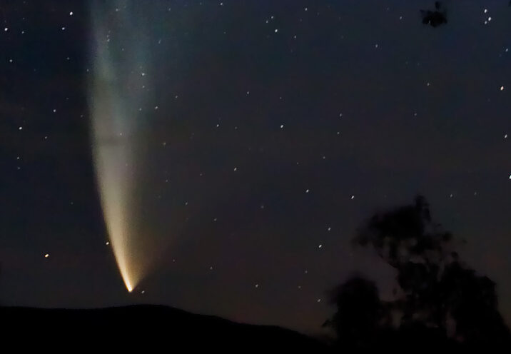 Komeet C/2023 A3 (Tsuchinshan-ATLAS) mogelijk zichtbaar met het blote oog