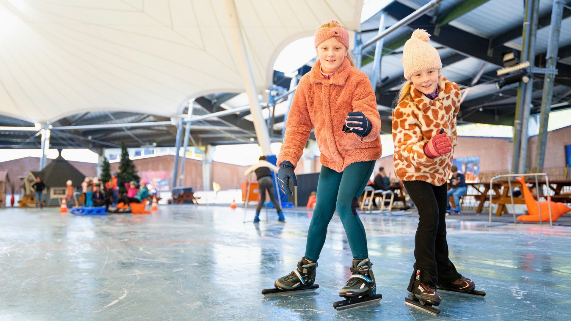 Schaatsen kunnen uit het vet